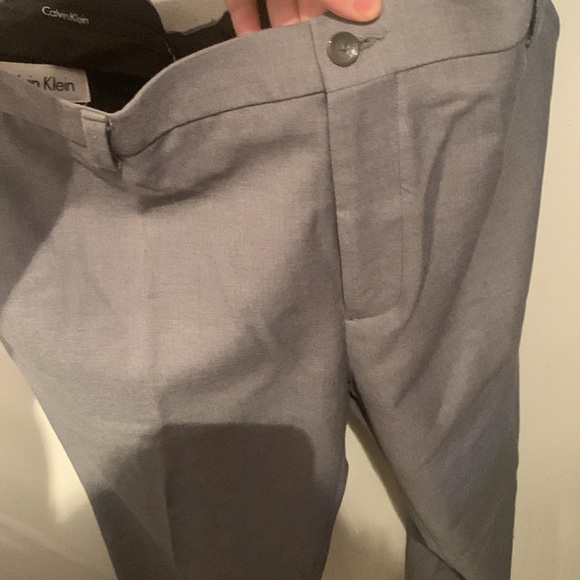 Sharp Steel Grey Calvin Klein Dress Pants/Casual Slacks SZ 36/32 Minty!🔥 - Picture 1 of 5